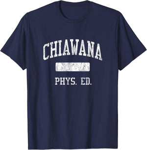 Chiawana High School HS Pasco WA PHYS Ed T-Shirt - T-Shirt | Navy