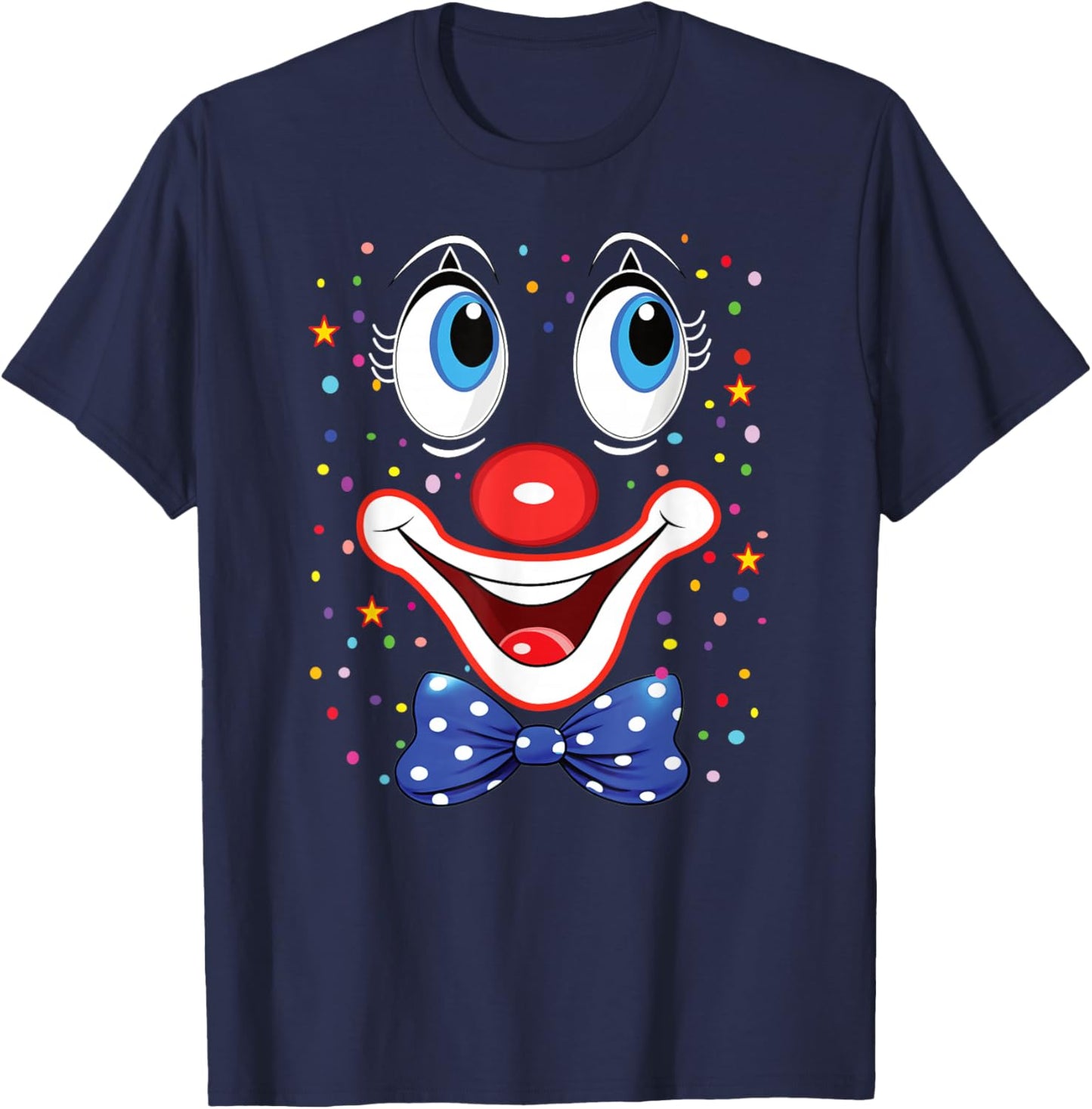 Funny Clown Costumes for Children Carnival Costume T-Shirt - T-Shirt | Navy