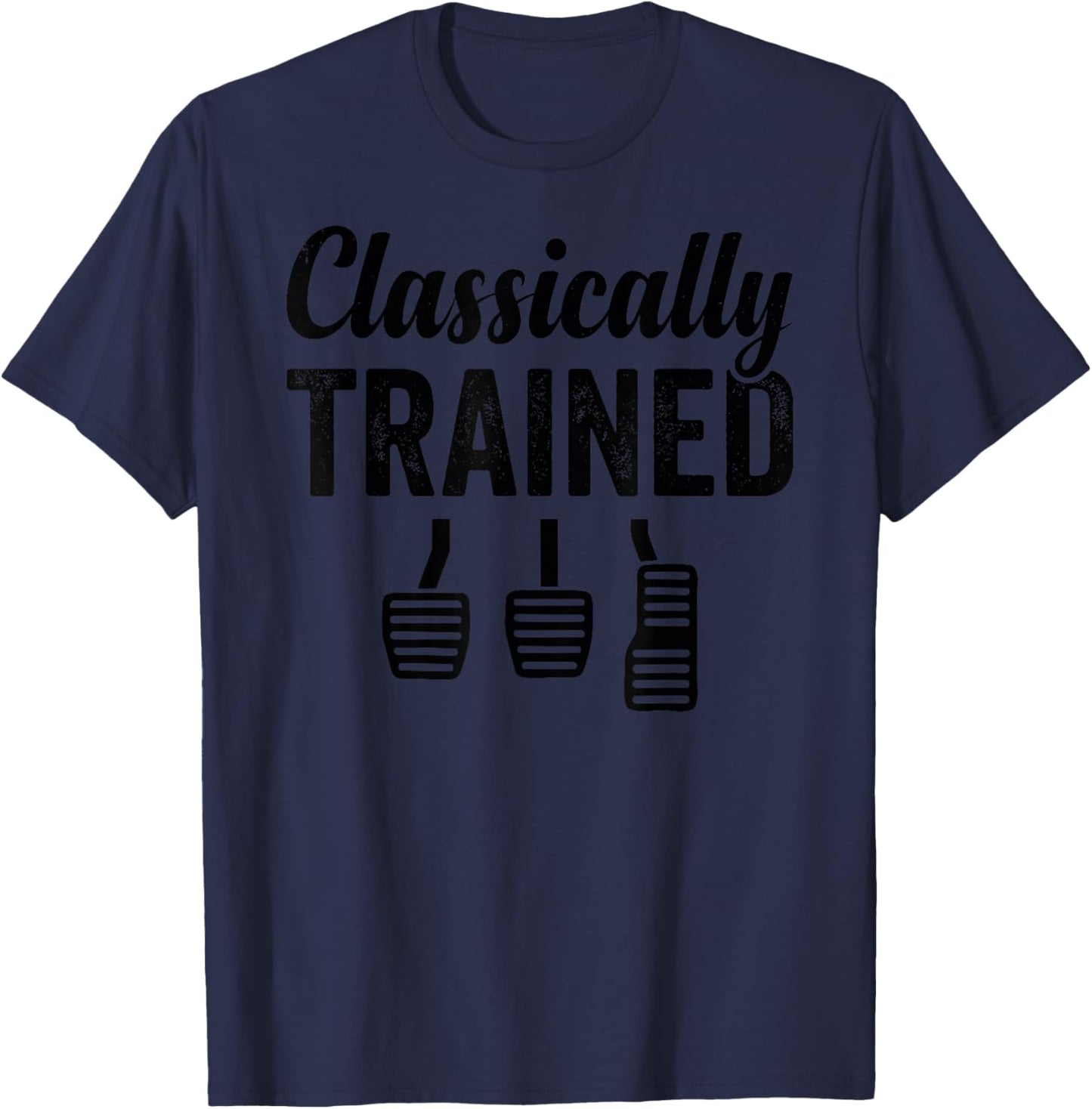 Classically Trained Men Women T-Shirt - T-Shirt | Navy
