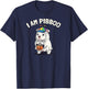 I Am Pibboo Funny Pit Bull Terrier Ghost Halloween Pibble T-Shirt - T-Shirt | Navy
