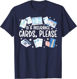 ER Registration Emergency Department Registration T-Shirt - T-Shirt | Navy