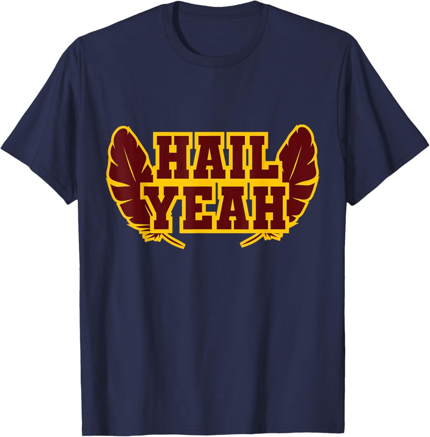 Hail Yeah Feathers Vintage T-Shirt - T-Shirt | Navy