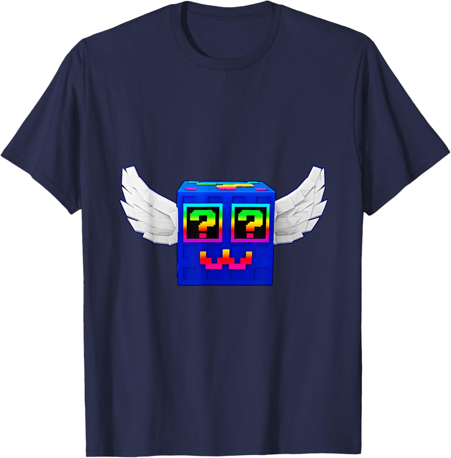 Steal a Brainrot God Lucky Block 4 brainrots Inside Lox Game T-Shirt - T-Shirt | Navy