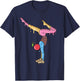 Gymnastics Drip Handstand Kids Girls Dripping Gymnast T-Shirt - T-Shirt | Navy