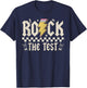 Testing Day Rock The Test ABCD Motivational Teacher Students T-Shirt - T-Shirt | Navy