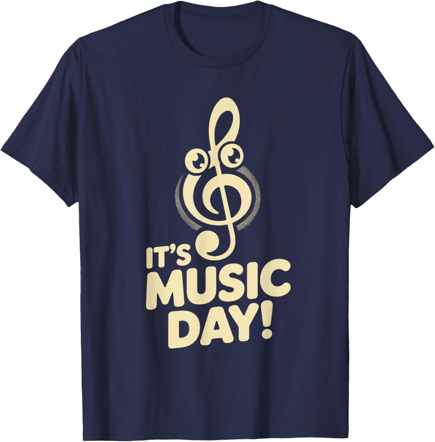 Music Day Band Instrument Concert Teacher Sound Musician T-Shirt - T-Shirt | Navy