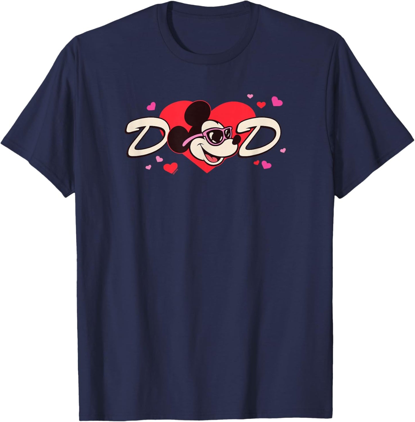 Disney Valentine's Day Dad Gift Family Matching Trip T-Shirt - T-Shirt | Navy
