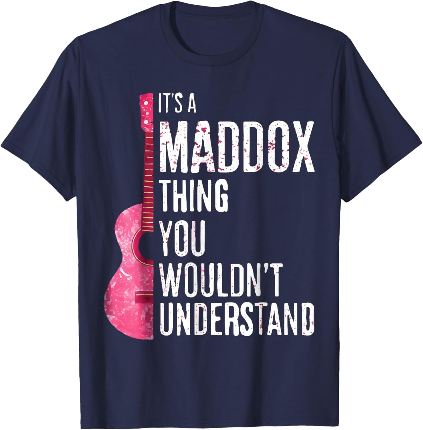 It's A Maddox Thing You Wouldn't Understand Groovy Vintage T-Shirt - T-Shirt | Navy