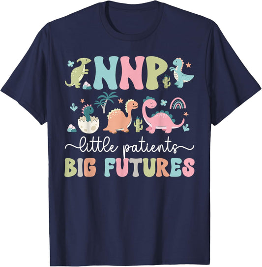 NNP Little Patients Neonatal Nurse Practitioner Neonatal NP T-Shirt - T-Shirt | Navy