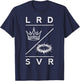 Lord Saviour Crown Christian God Jesus Bible Men Women Kids T-Shirt - T-Shirt | Navy