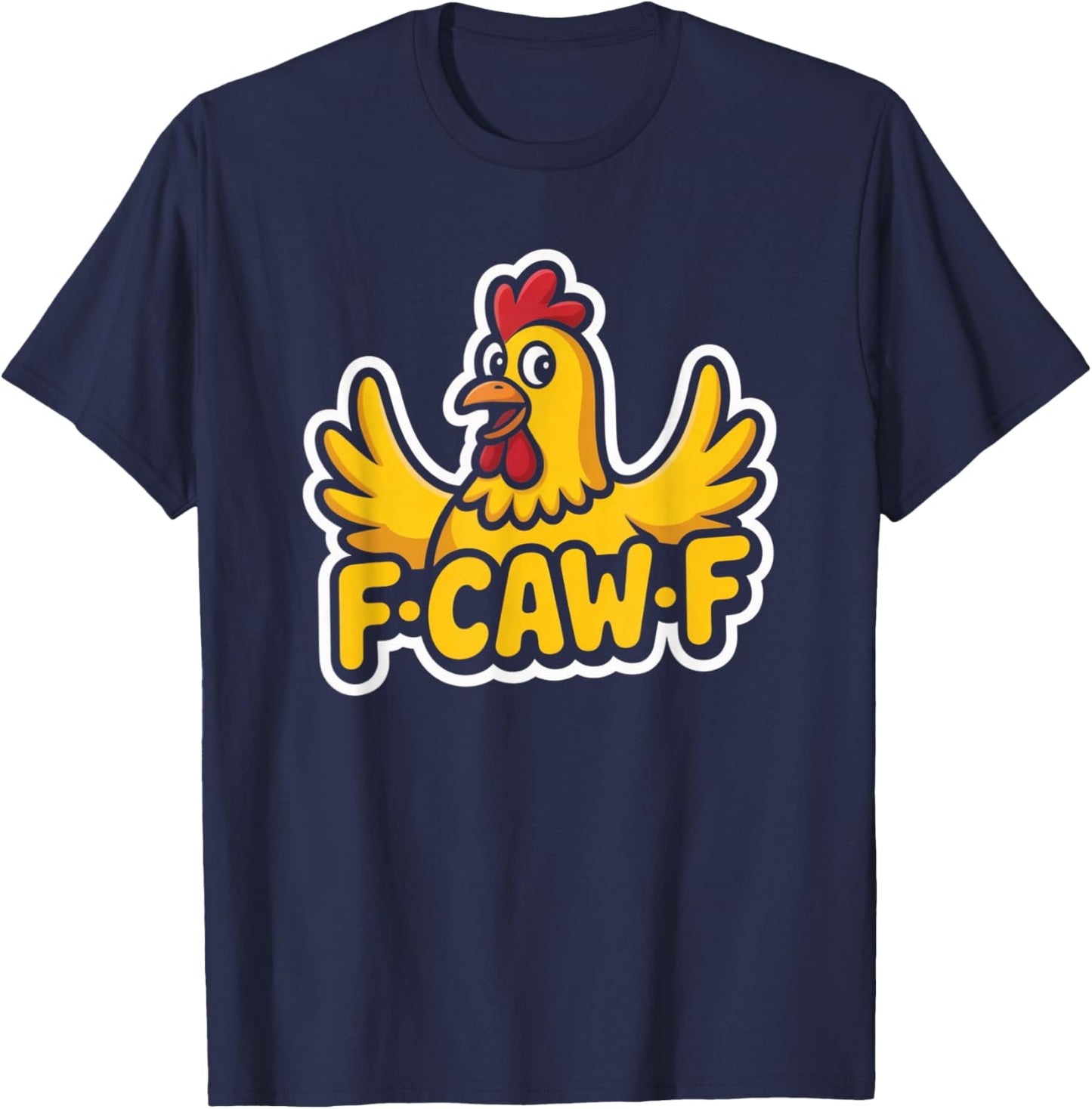 Fife Life Funny Sarcastic Chicken FCAWF T-Shirt - T-Shirt | Navy