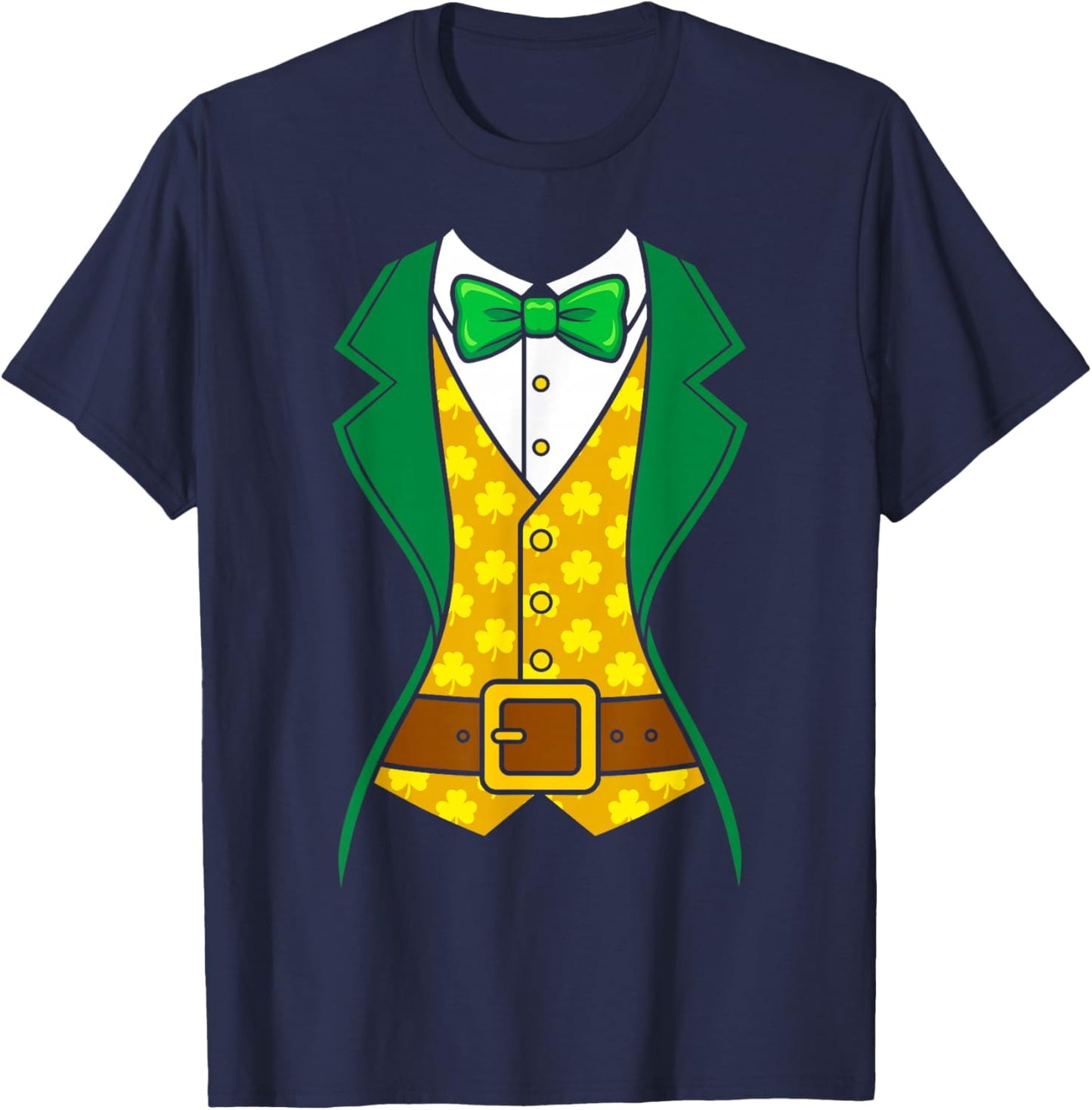 Tuxedo Women Leprechaun Costume Saint Patricks Day Boys Kids T-Shirt - T-Shirt | Navy