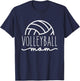 Volleyball Mom Life Sports T-Shirt - T-Shirt | Navy