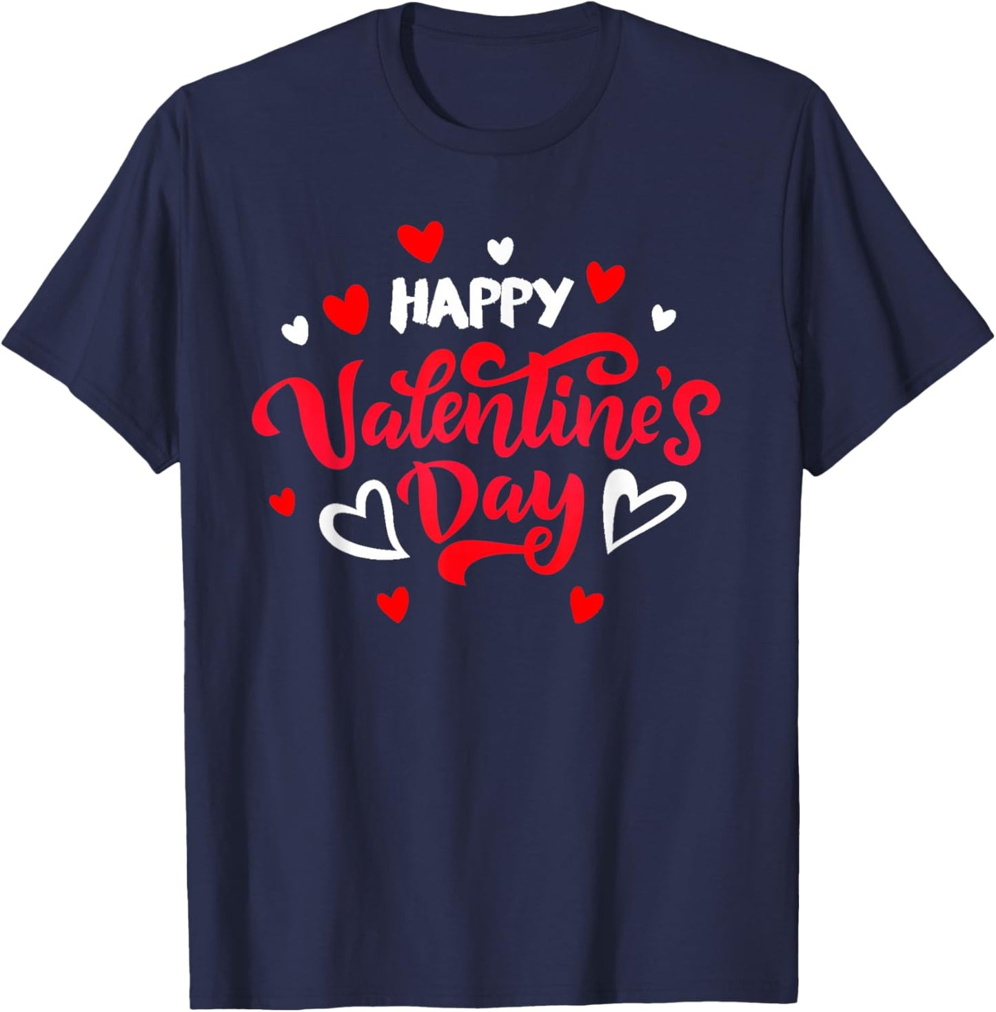 Happy Valentine's Day 2026 T-Shirt - T-Shirt | Navy