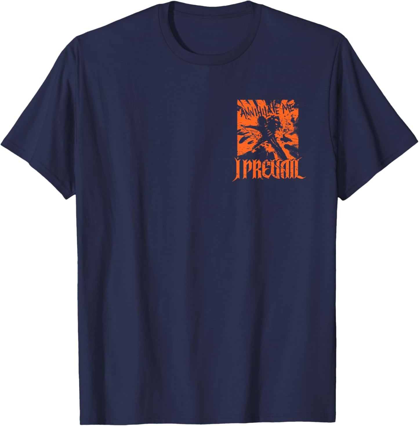 I Prevail - Official Merchandise - Annihilate Me - Orange T-Shirt - T-Shirt | Navy