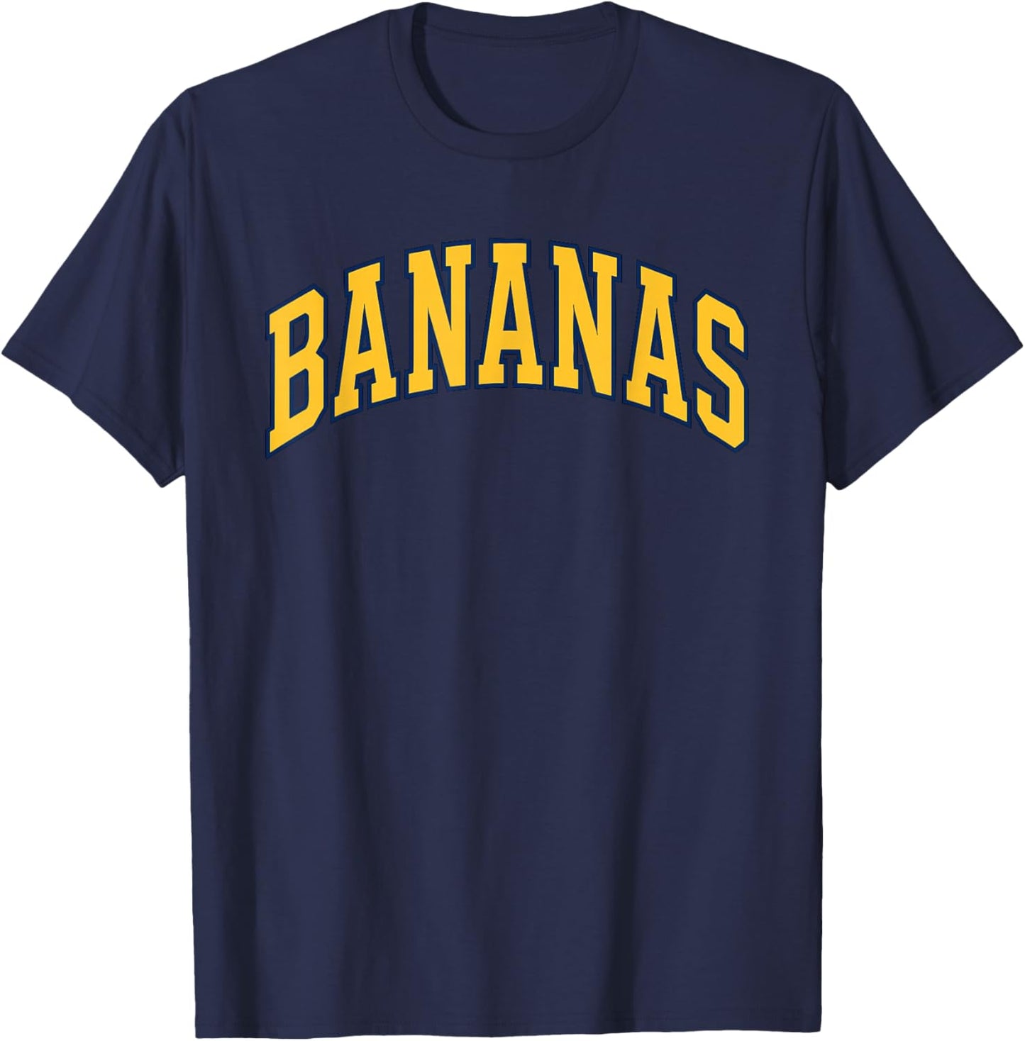 Banana Retro Throwback Popular Fruit Humor Bananas T-Shirt - T-Shirt | Navy