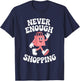 Funny Shopping Retro T-Shirt - T-Shirt | Navy