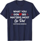 What You Don't See Matters Most Go Red Women Heart Awareness T-Shirt - T-Shirt | Navy