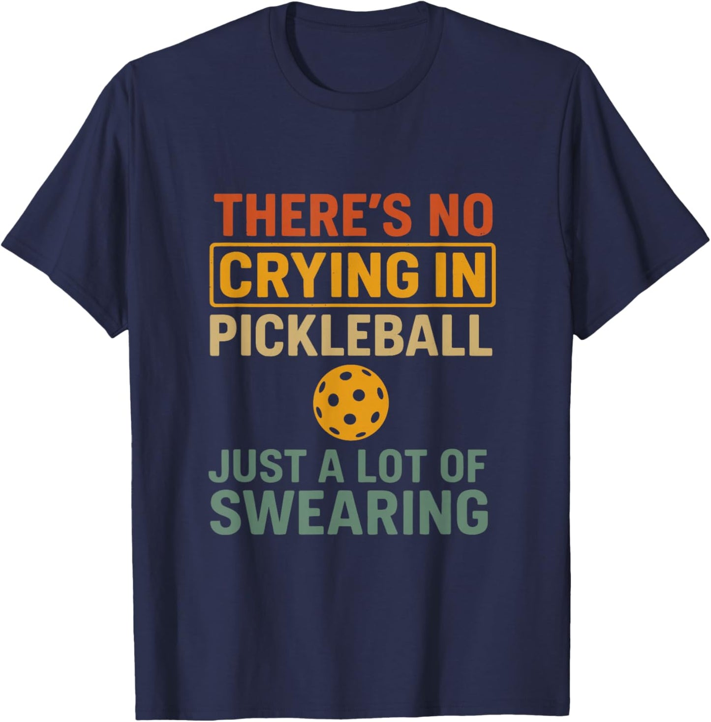 Cool Pickle Ball Player Lovers Funny Clothes Men Women T-Shirt - T-Shirt | Navy