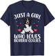 Border Collie Design Girls Dog Border Collie Lover T-Shirt - T-Shirt | Navy