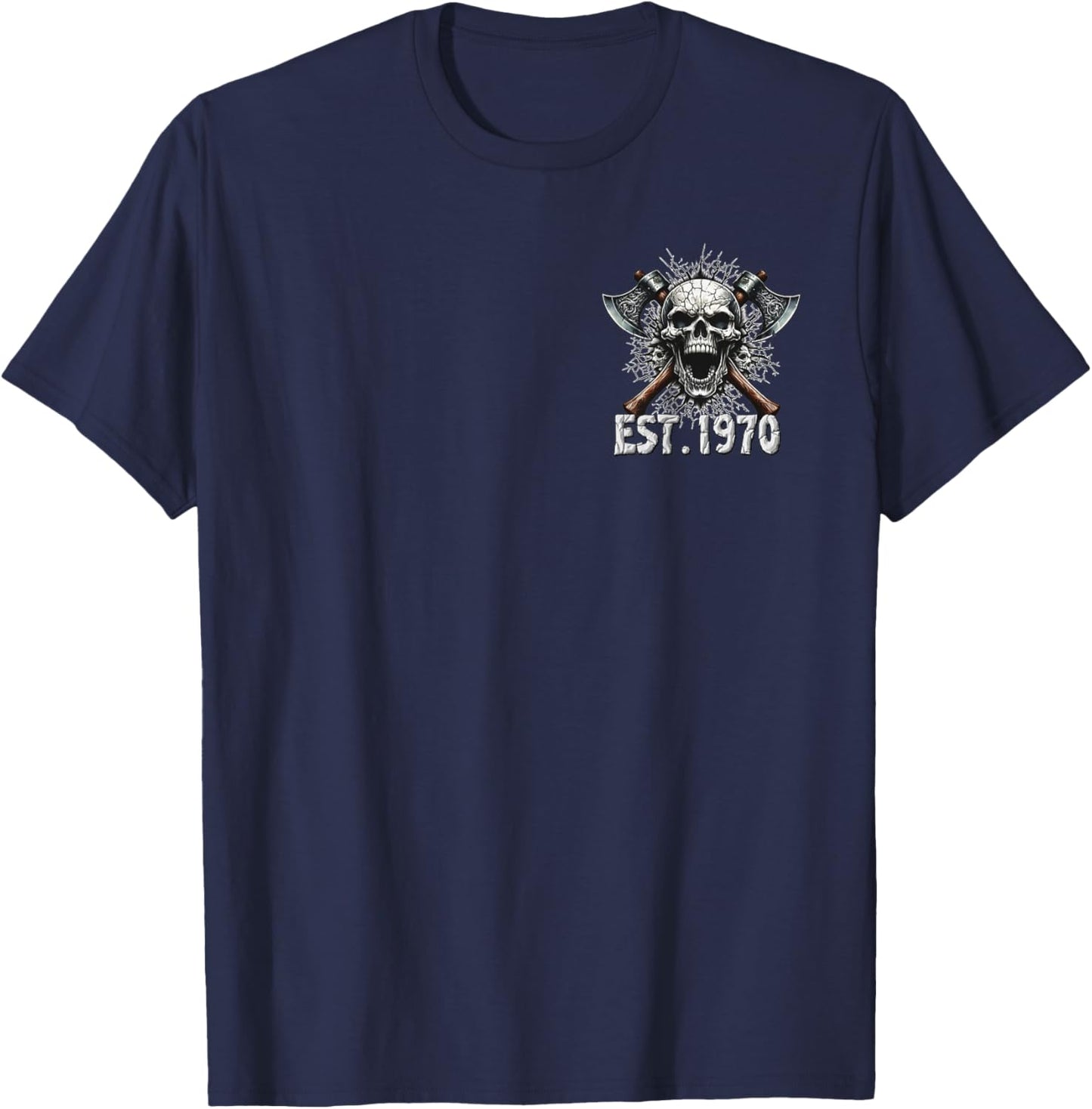 2 Sided Gen X EST 1970 I Can Fix Stupid But It's Gonna Hurt T-Shirt - T-Shirt | Navy