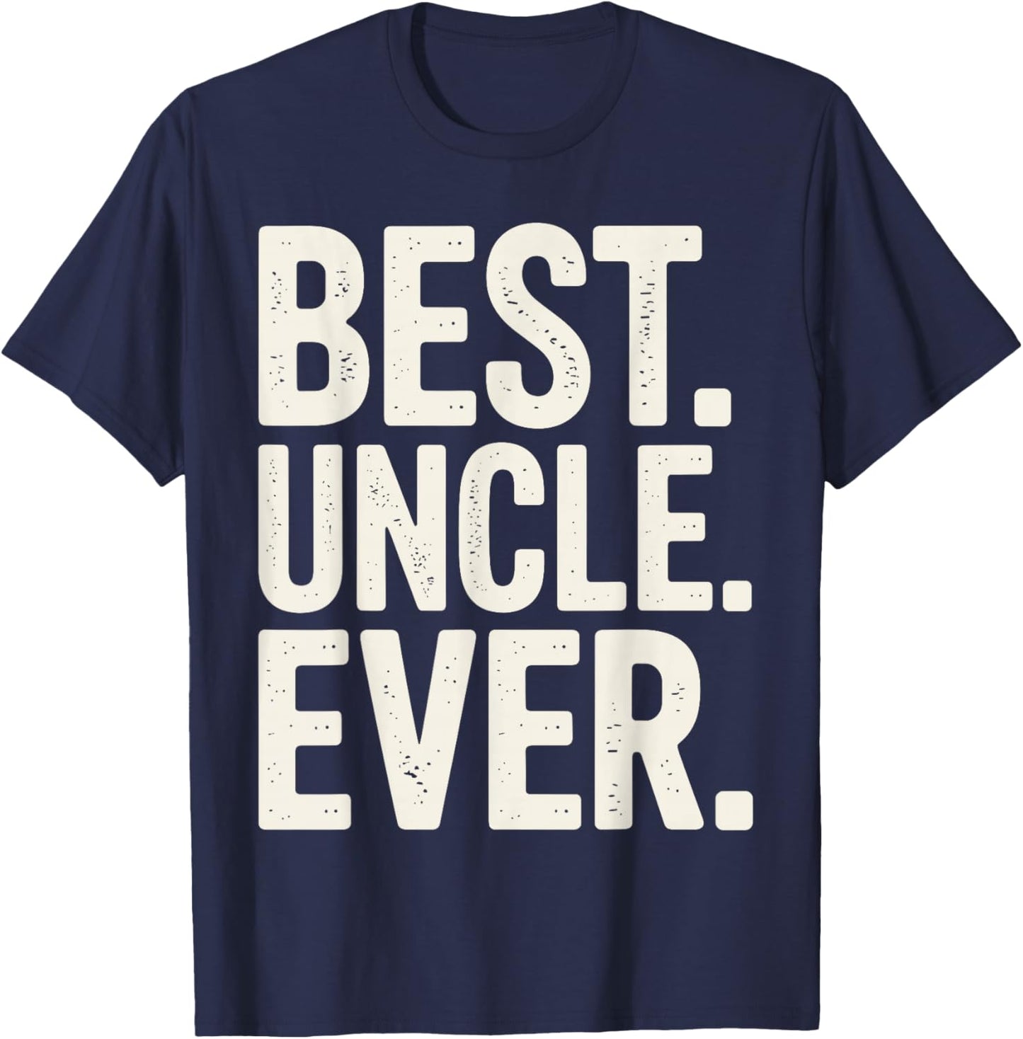 Funny New Uncle Art for Uncle Men from Nephew Niece Uncle T-Shirt - T-Shirt | Navy