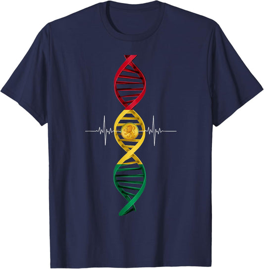 Rasta Reggae Music Jamaican Rastafari Roots Rastafarian T-Shirt - T-Shirt | Navy