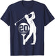 20 Years Golf 20TH Birthday T-Shirt - T-Shirt | Navy