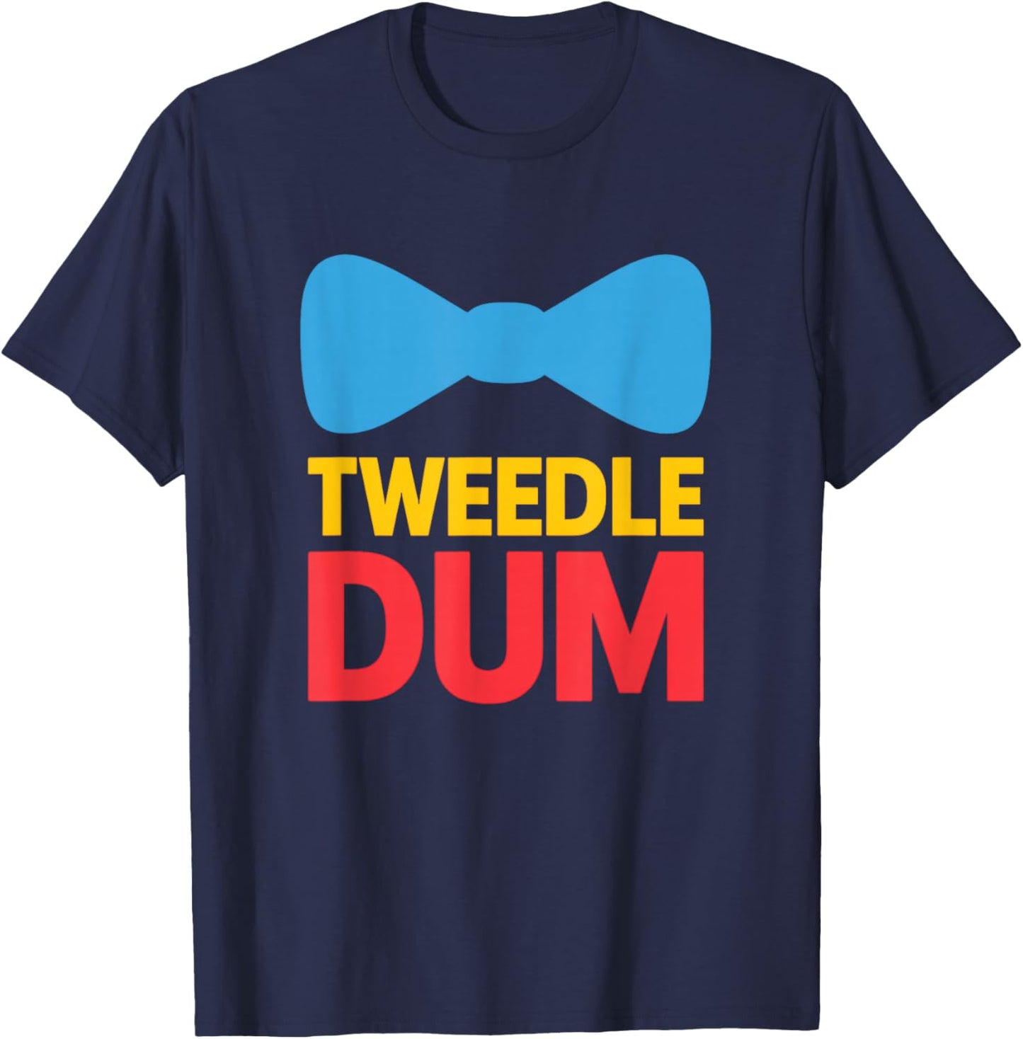 I'm with Dee, Tweedle Halloween Costume Matching Couples T-Shirt - T-Shirt | Navy