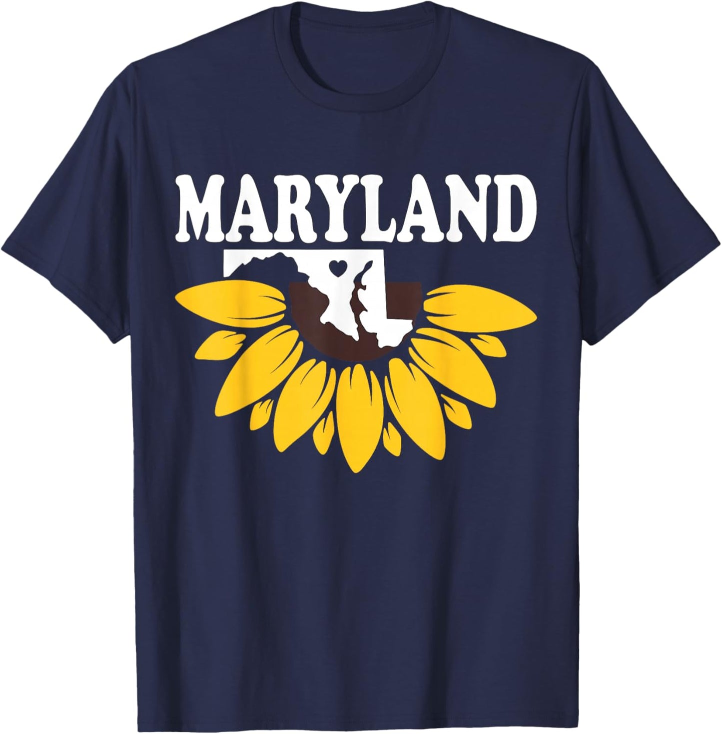 USA American Patriot Kids Boys Girls Maryland T-Shirt - T-Shirt | Navy