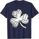 Volleyball Irish Shamrock Clover Sports St. Patricks Day T-Shirt - T-Shirt | Navy