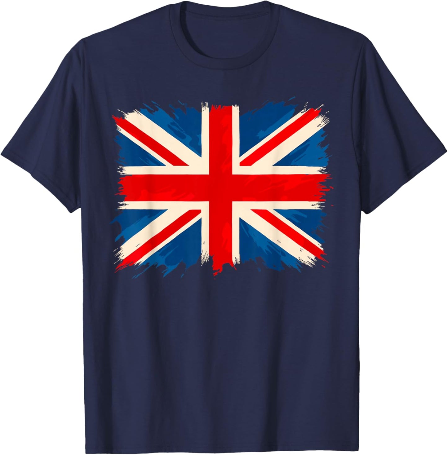 UK Flag United Kingdom Great Britain T-Shirt - T-Shirt | Navy