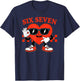 67 Shirt Boys Kids Funny Six Seven 6 7 Valentine Day 67 Meme T-Shirt - T-Shirt | Navy
