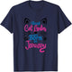 January Birthday, for Cat Lover Women, Cat Ladies January T-Shirt - T-Shirt | Navy