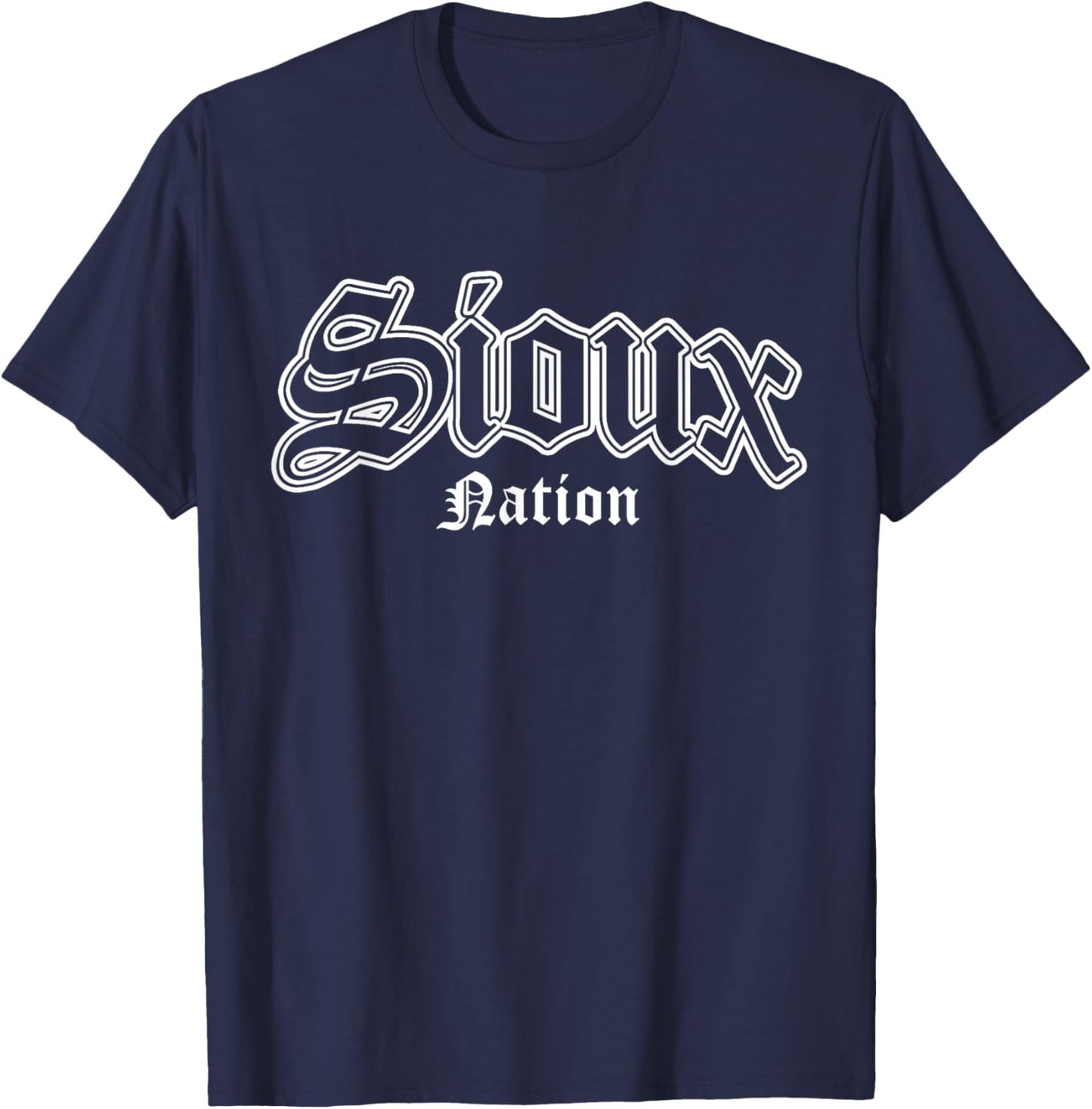 Sioux Nation Pride Native American Indian T-Shirt - T-Shirt | Navy