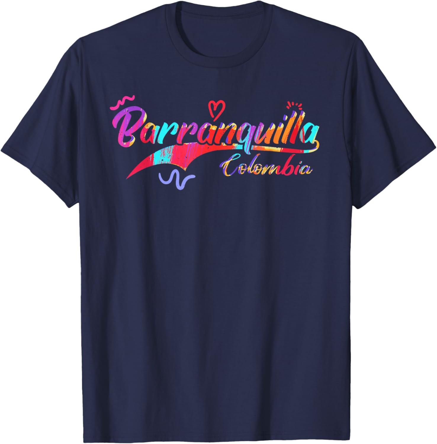 Barranquilla Colombia | Vacation Travel T-Shirt - T-Shirt | Navy