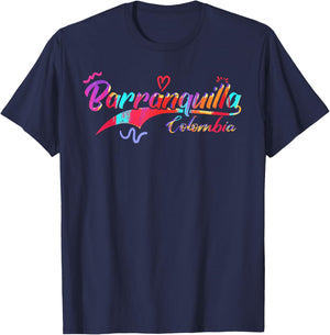 Barranquilla Colombia | Vacation Travel T-Shirt - T-Shirt | Navy