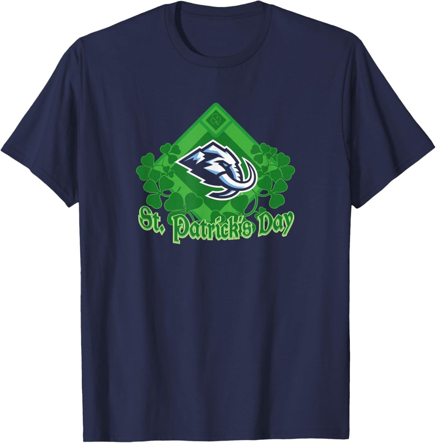 St. Patrick's Day Black NHL Licensed T-Shirt - T-Shirt | Navy
