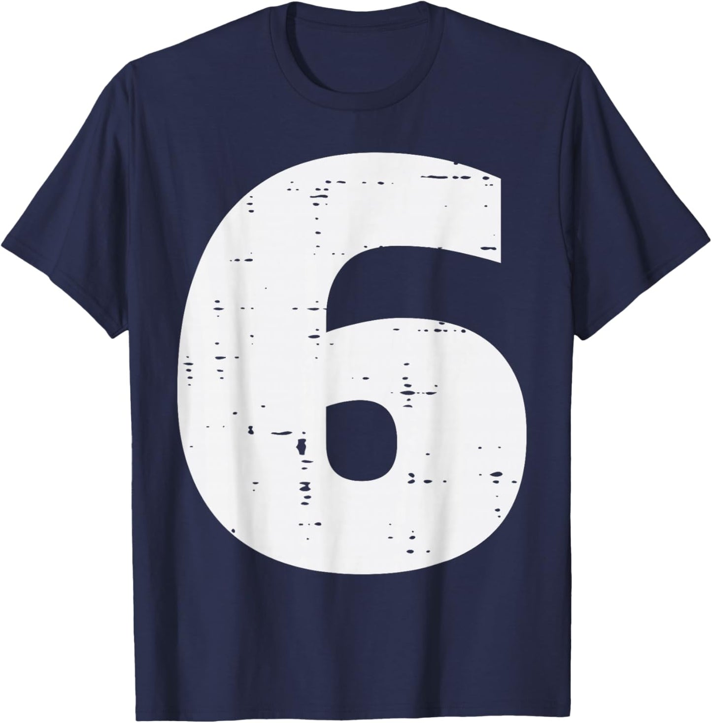 Number 6 Matching 67 Meme Halloween 6th Birthday Kids Boys T-Shirt - T-Shirt | Navy
