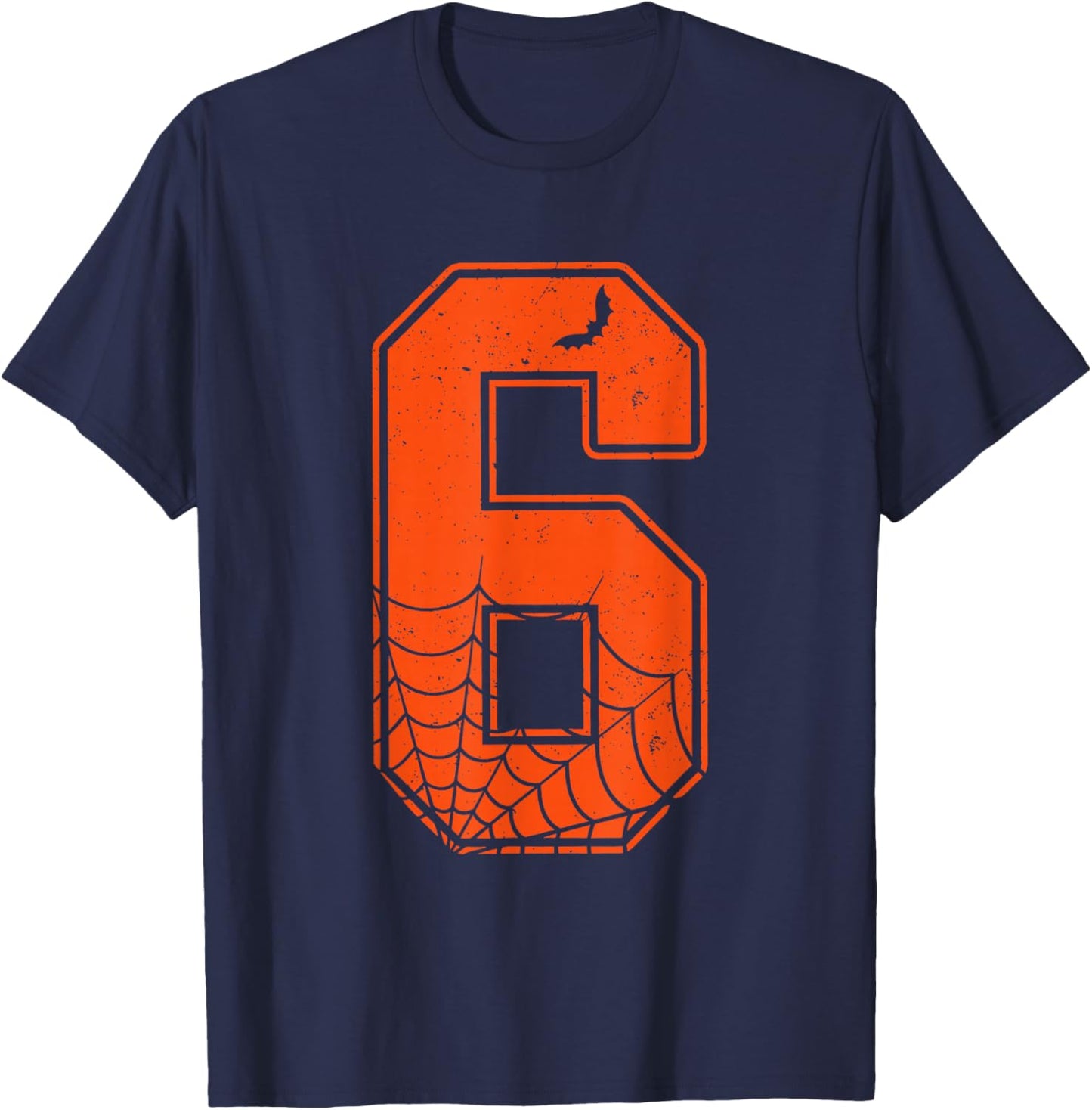 Number 6 67 Meme Costume Matching Group Halloween Spider T-Shirt - T-Shirt | Navy