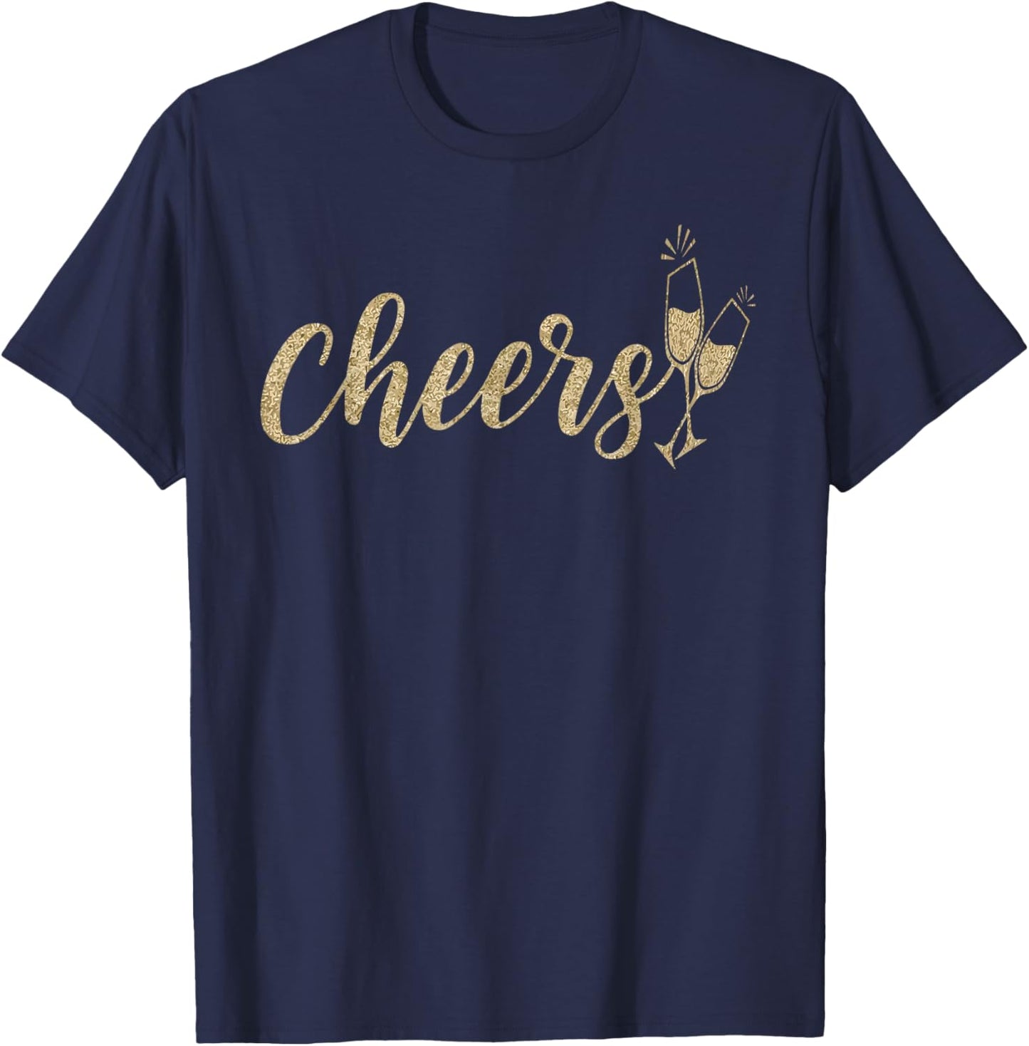 Cheer to The New Year Happy New Year 2026 Party Girl Women T-Shirt - T-Shirt | Navy