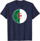 Algeria Flag Soccer Algeria Soccer T-Shirt - T-Shirt | Navy
