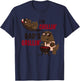 I'm Chillin' Dad's Grillin' Funny Dinosaurs BBQ T-Shirt - T-Shirt | Navy