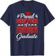 Senior Sister Graduation Proud Sister of A 2026 Graduate T-Shirt - T-Shirt | Navy