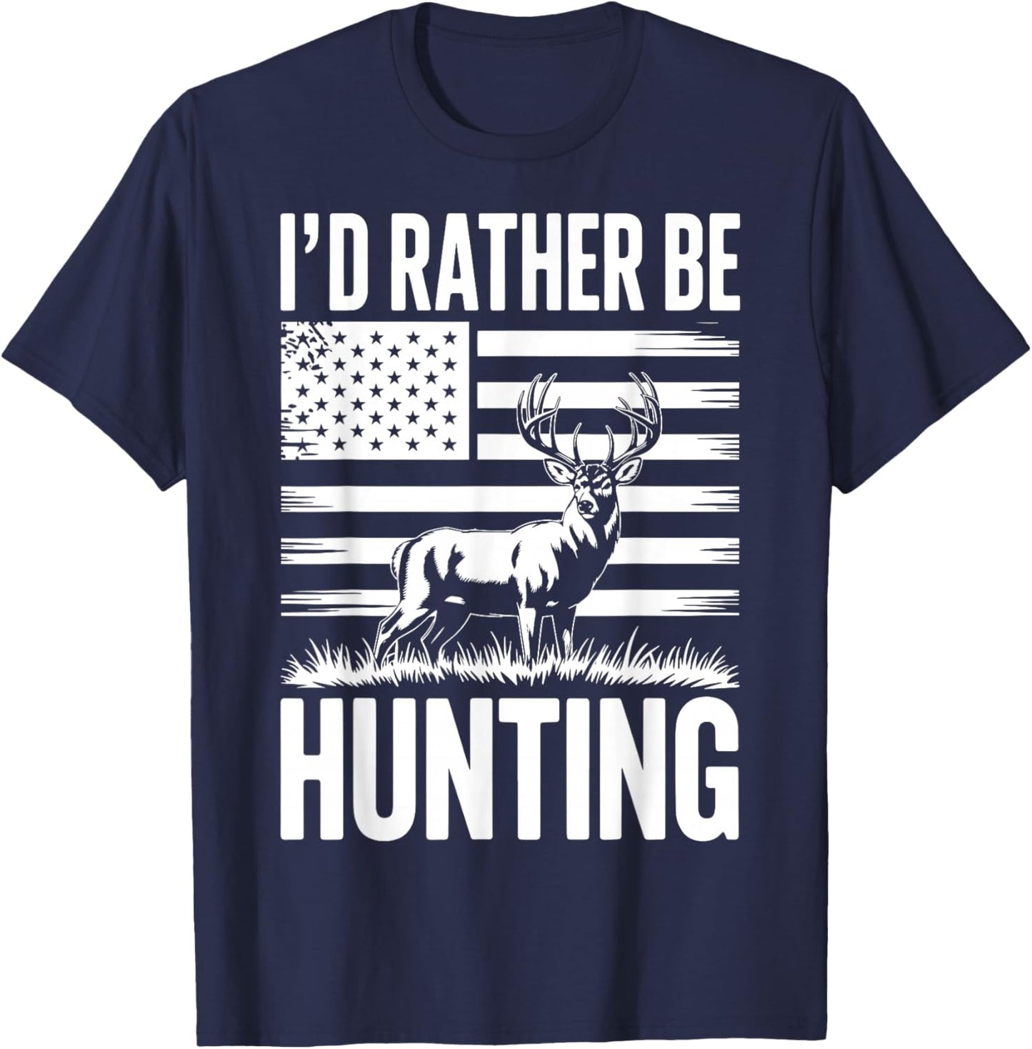 I'd Rather Be Hunting T-Shirt - T-Shirt | Navy