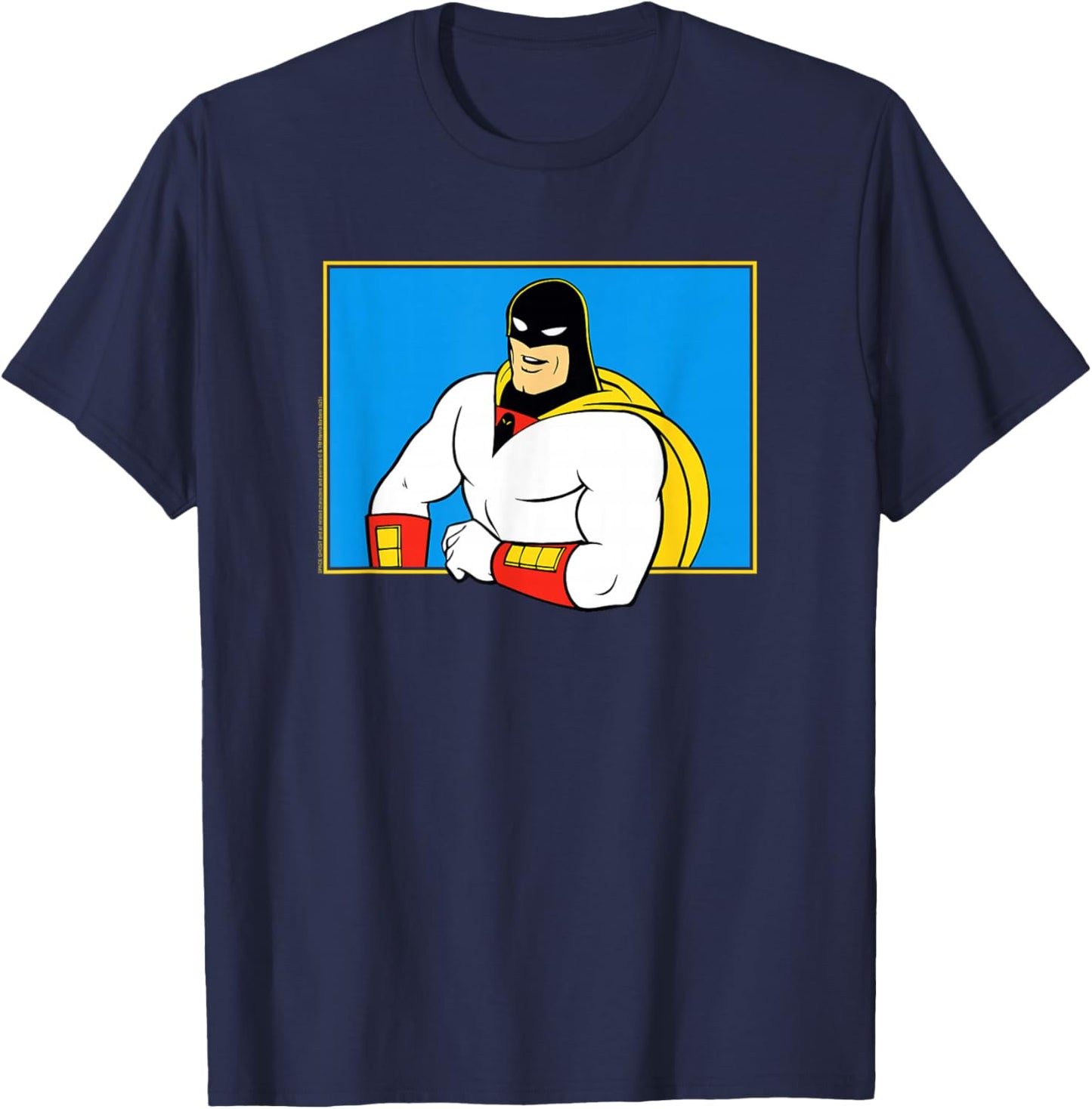Space Ghost Coast to Coast Talk Show Host Pose Retro TV T-Shirt - T-Shirt | Navy