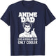 Anime Dad Like a Regular Dad Only Cooler Funny Father Anime T-Shirt - T-Shirt | Navy