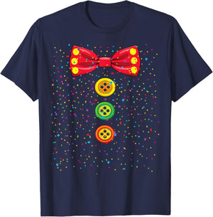 Funny Clown Costumes for Children Carnival Costume T-Shirt - T-Shirt | Navy