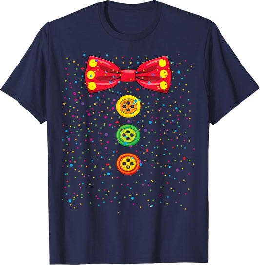 Funny Clown Costumes for Children Carnival Costume T-Shirt - T-Shirt | Navy