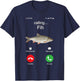 Funny Fih Calling Meme Brainrot Silly Fish Misspelled Joke T-Shirt - T-Shirt | Navy